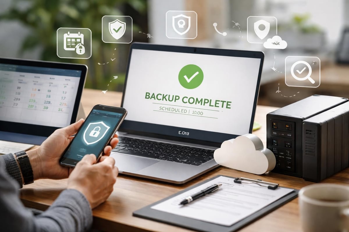Backup workflow diagram