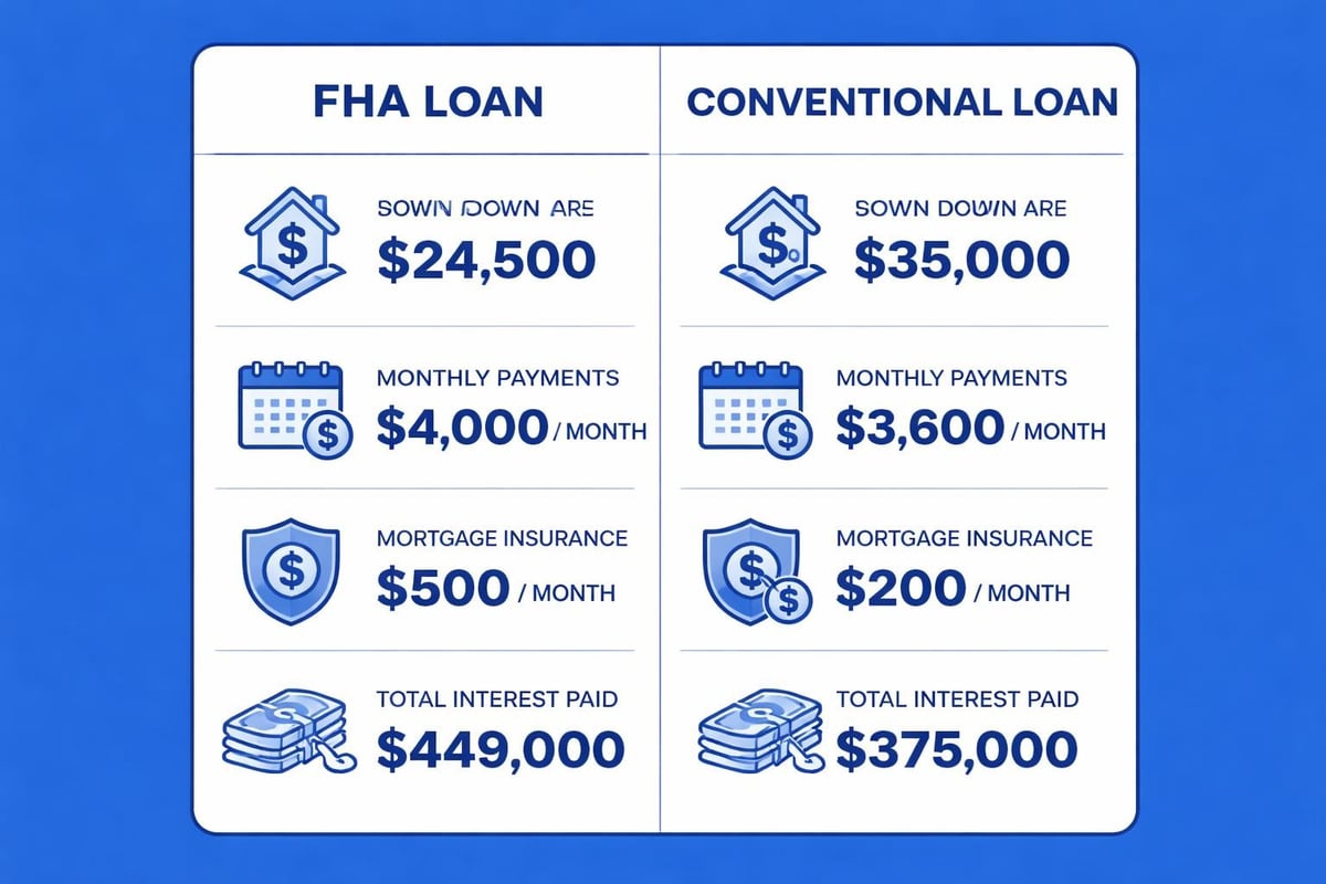 FHA vs conventional loan comparison