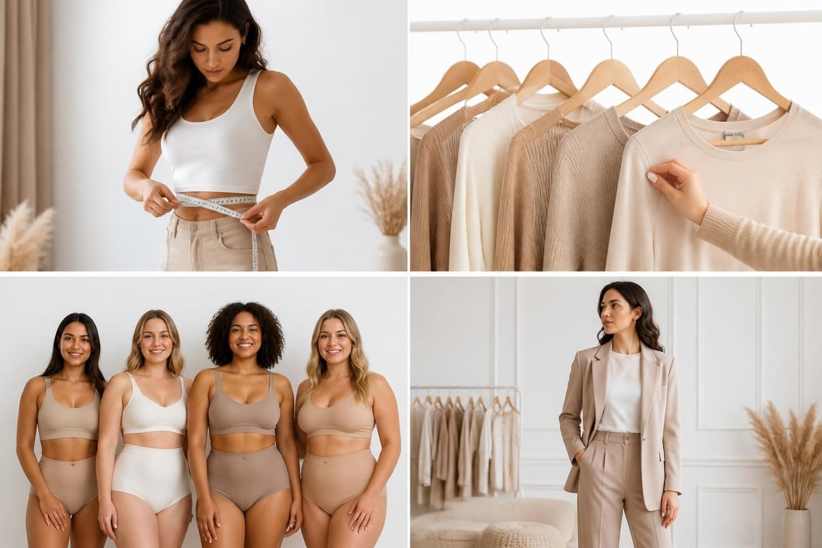 Inclusive lingerie sizing guide