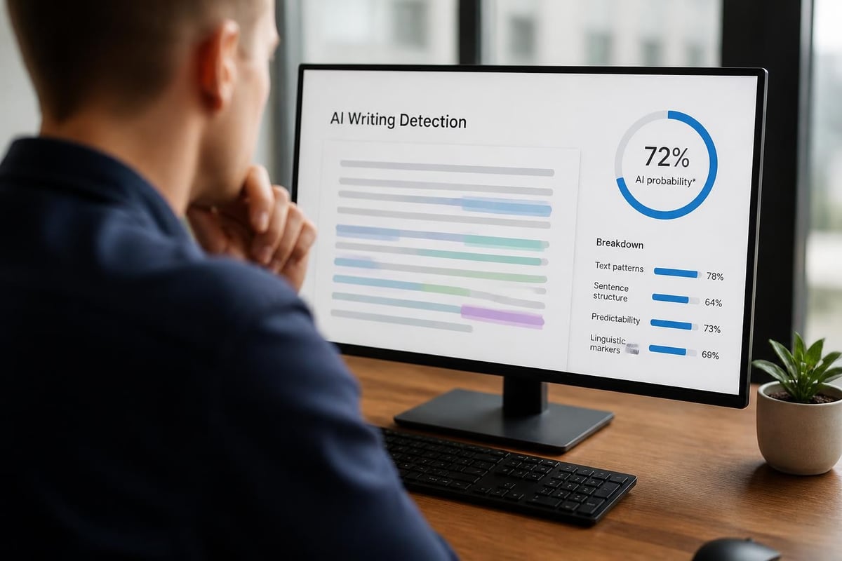 Turnitin AI detection algorithm process