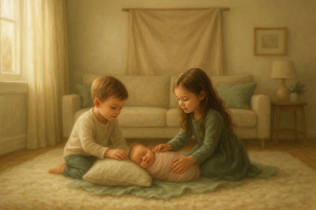 Preparing for a Newborn Photography Session with Siblings
