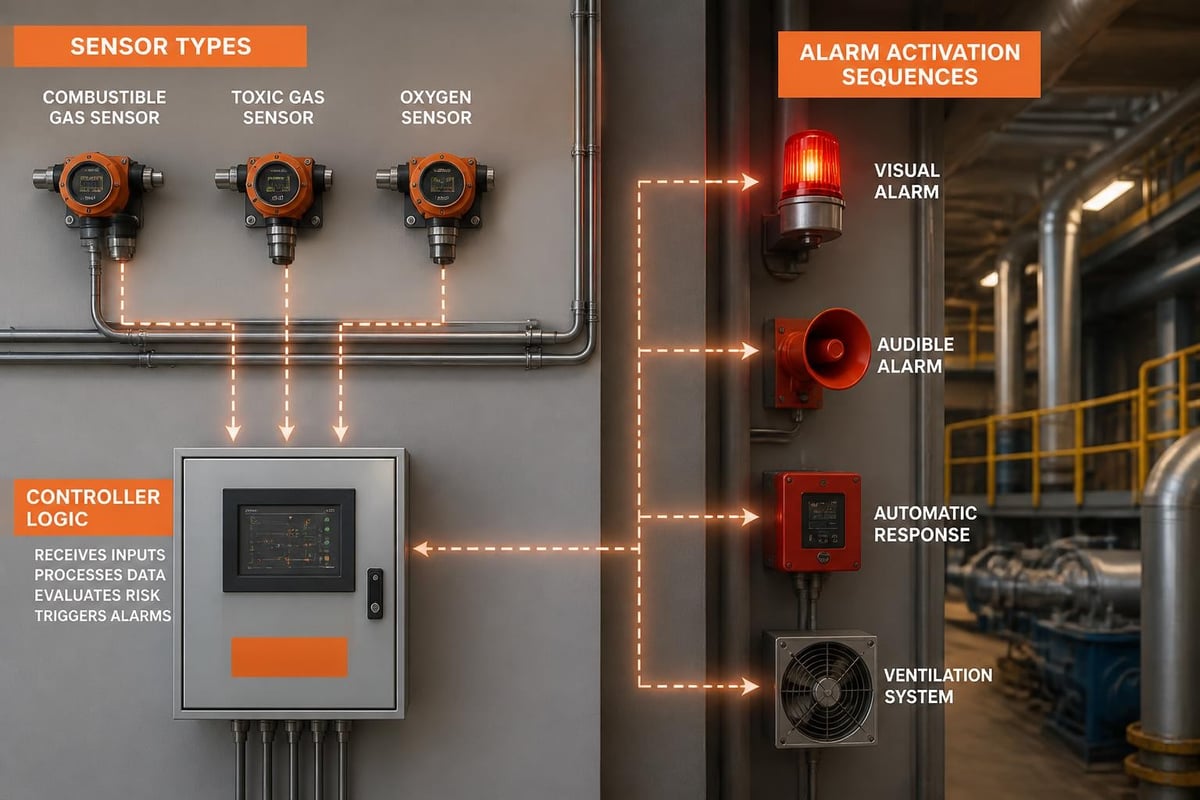 Fixed Gas Detection Systems: Design and Deployment Fixed gas detection system architecture