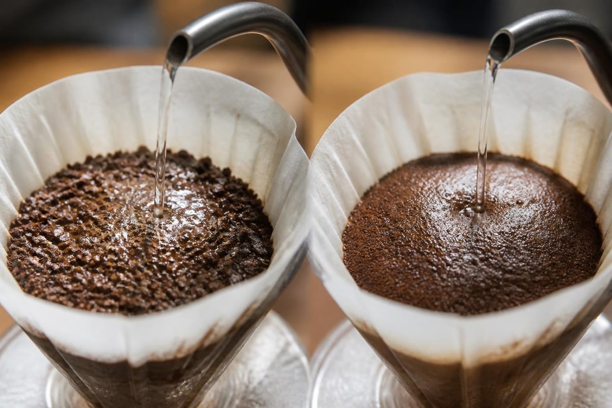 Coffee extraction visualization