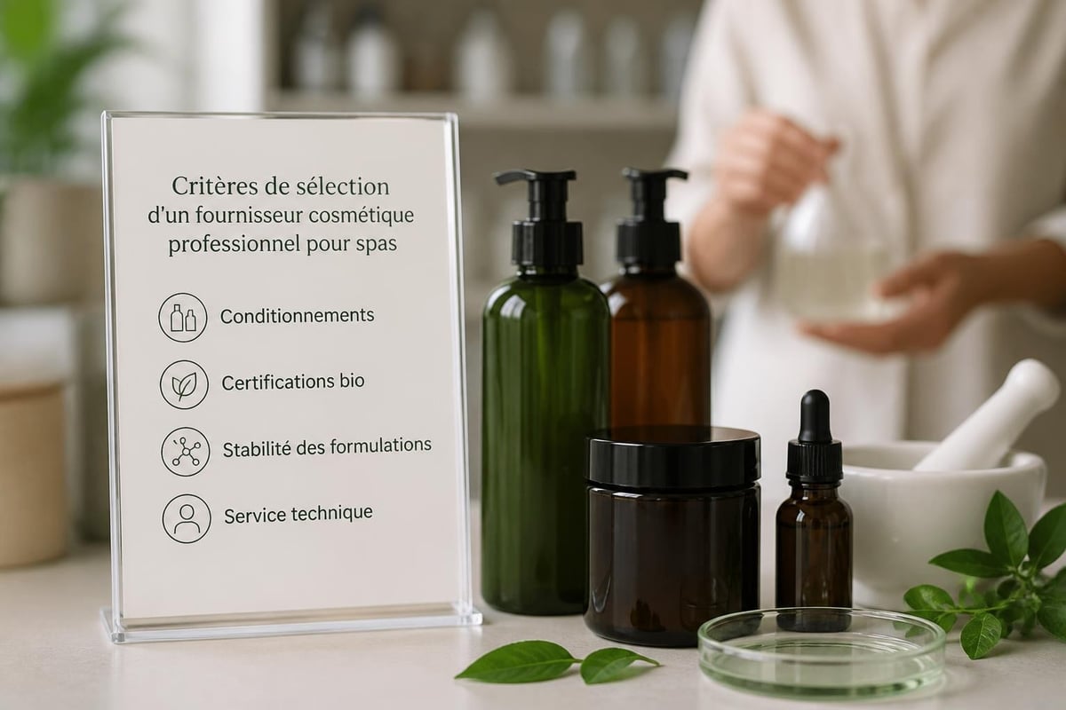 Comparaison fournisseurs cosmétiques