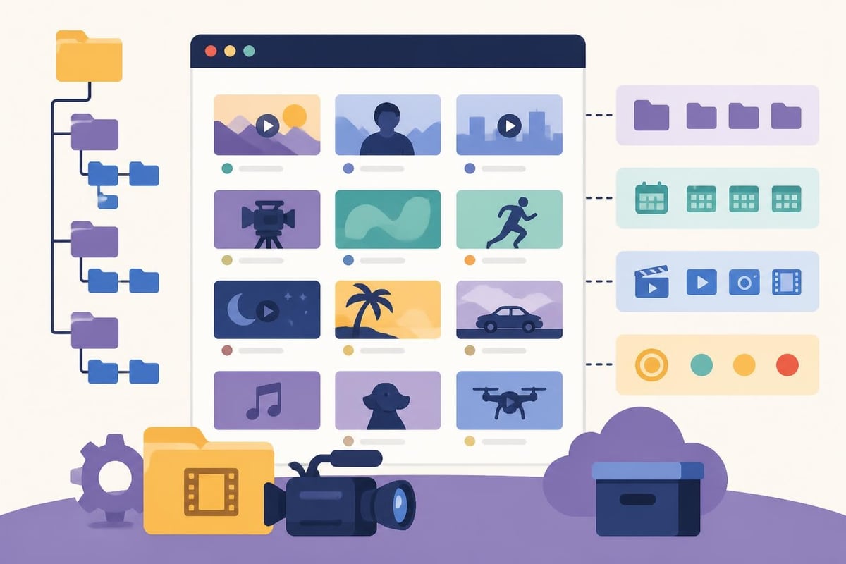 Video file organization system