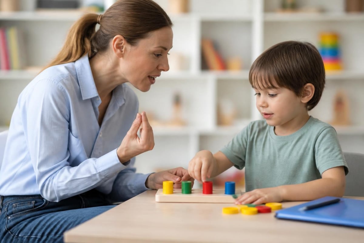 Speech therapy session activities