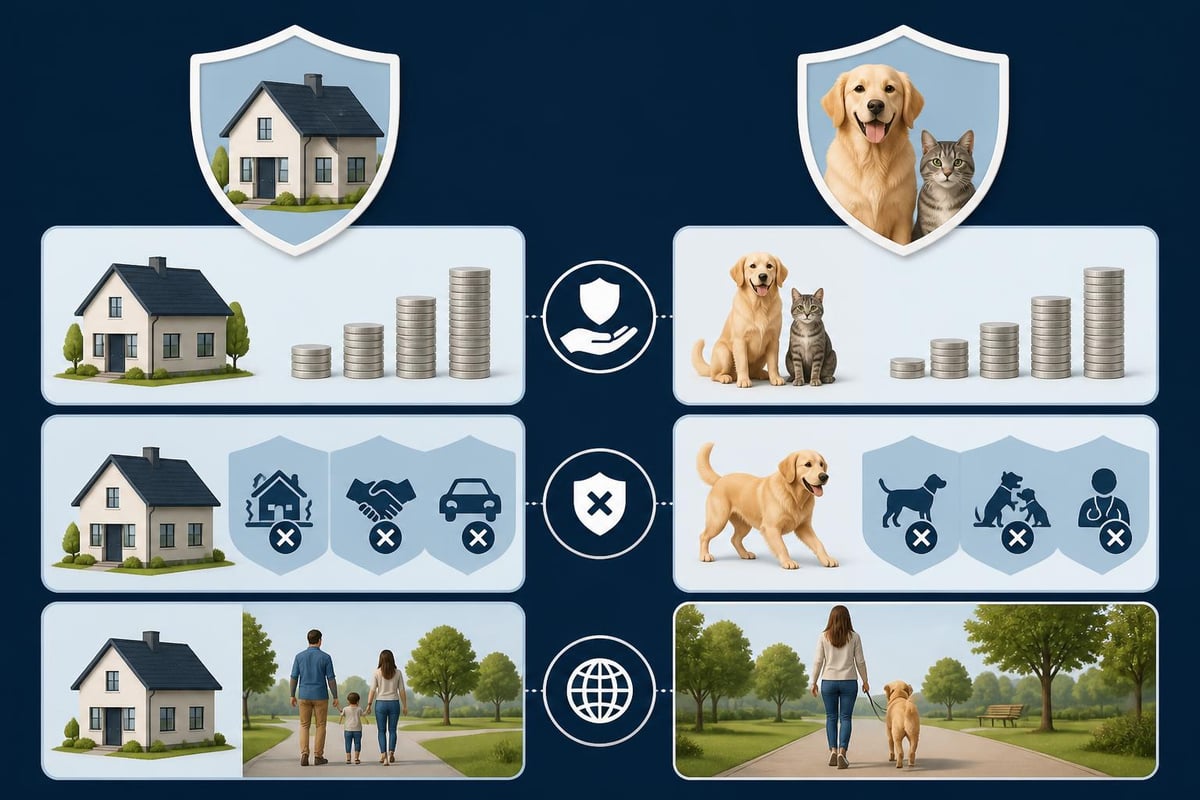 Comparativa seguros hogar mascotas