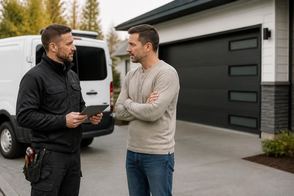 Door service coverage areas