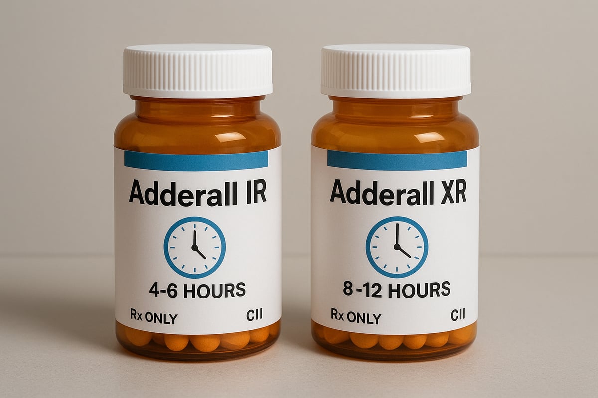How Long Does Adderall Last? IR vs XR Breakdown
