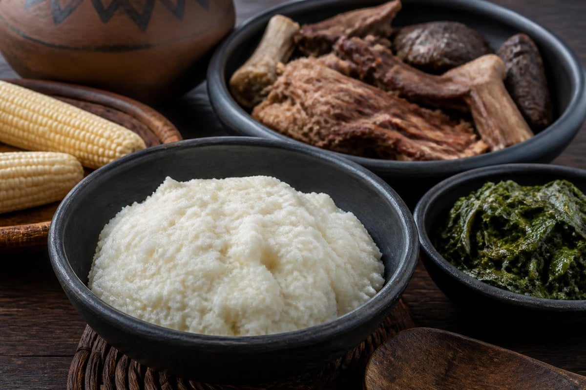 Traditional South African staples