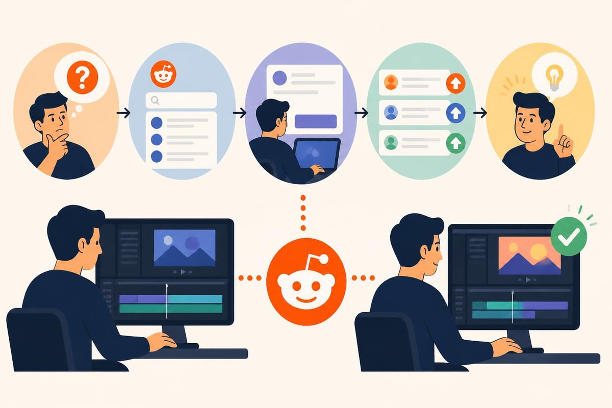 Reddit video editing workflow