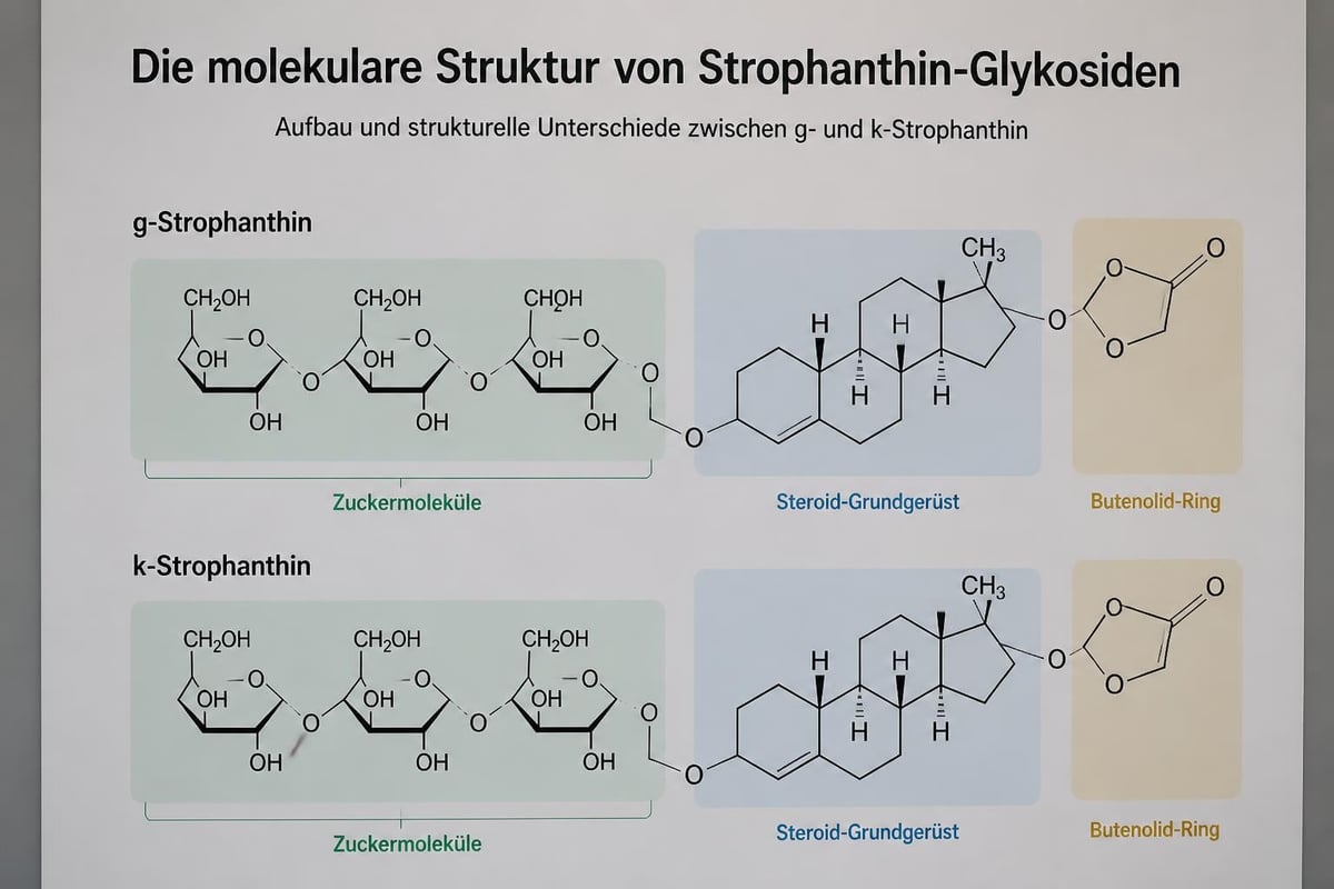 Chemische Struktur Strophanthin