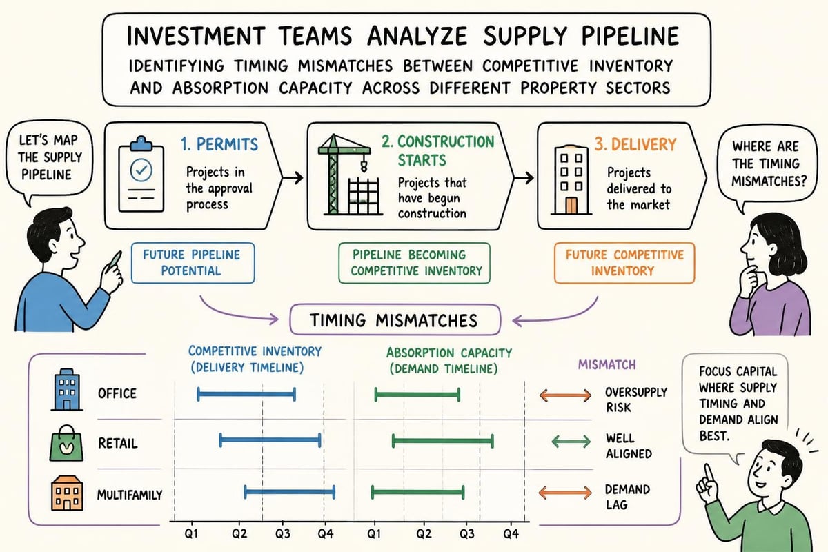 Supply pipeline tracking