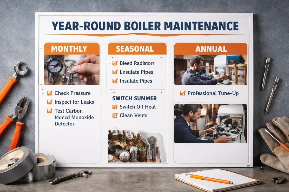 Boiler maintenance schedule
