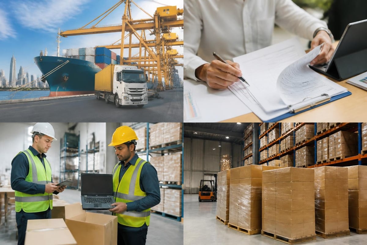 Dubai computer import clearance workflow