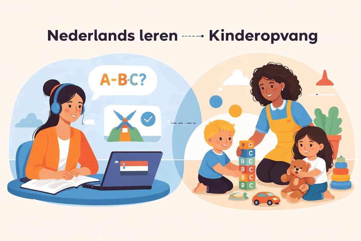 Combinatie leren en kinderopvang