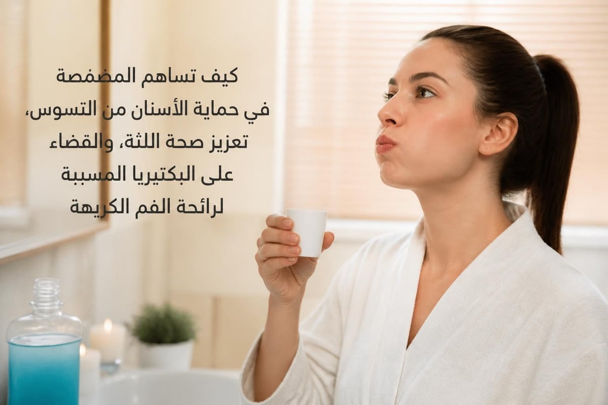 فوائد المضمضة اليومية