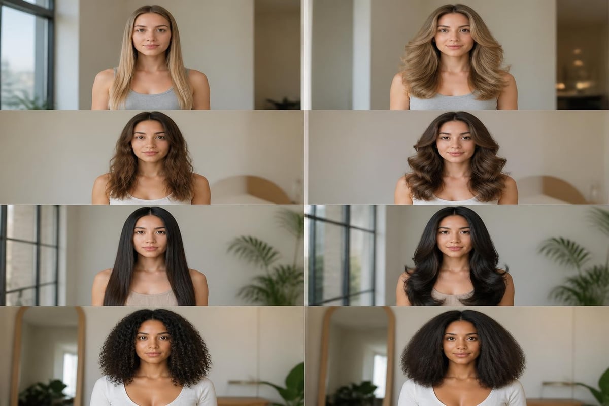 Ceramic thermal roller results across hair types
