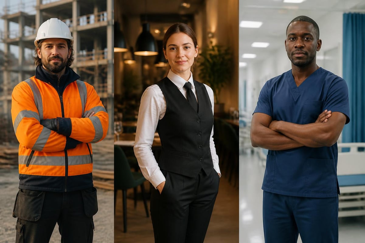 Industry applications of designer workwear
