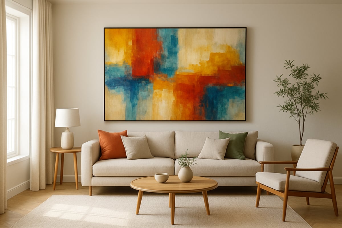 How to Choose and Display Abstract Paintings in Your Space