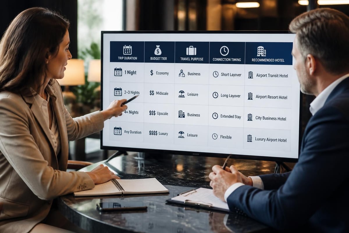 Client preference matrix