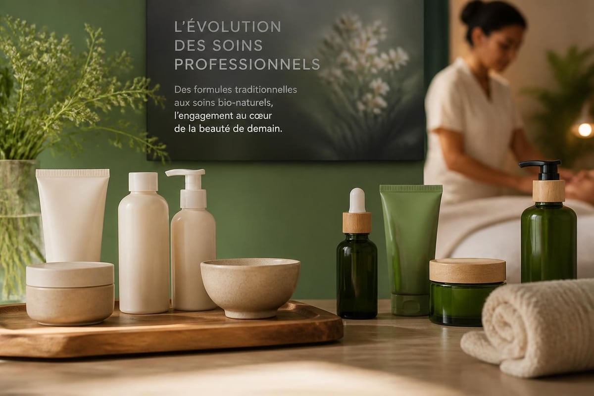 Évolution cosmétique marque professionnelle
