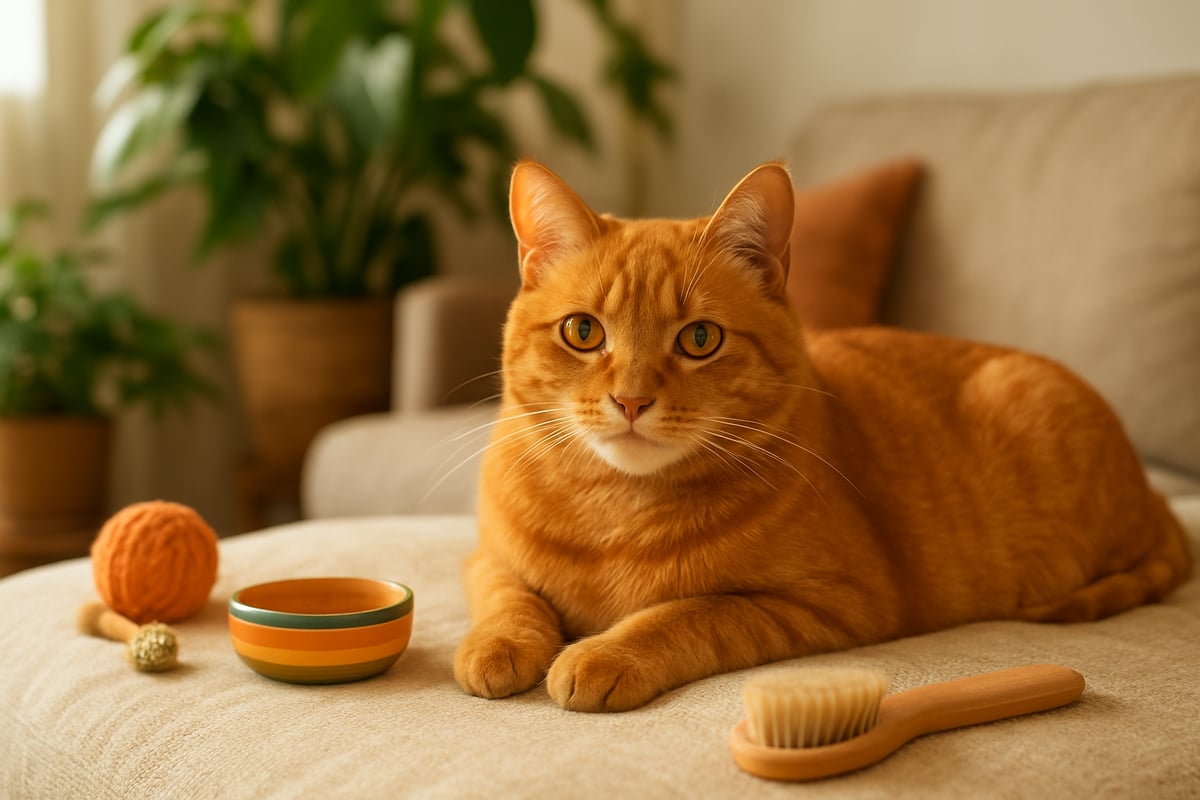 Pawtounes - Un Chat Roux : Guide Complet Pour Débutants 2025 - Les Besoins Spécifiques du Chat Roux au Quotidien
