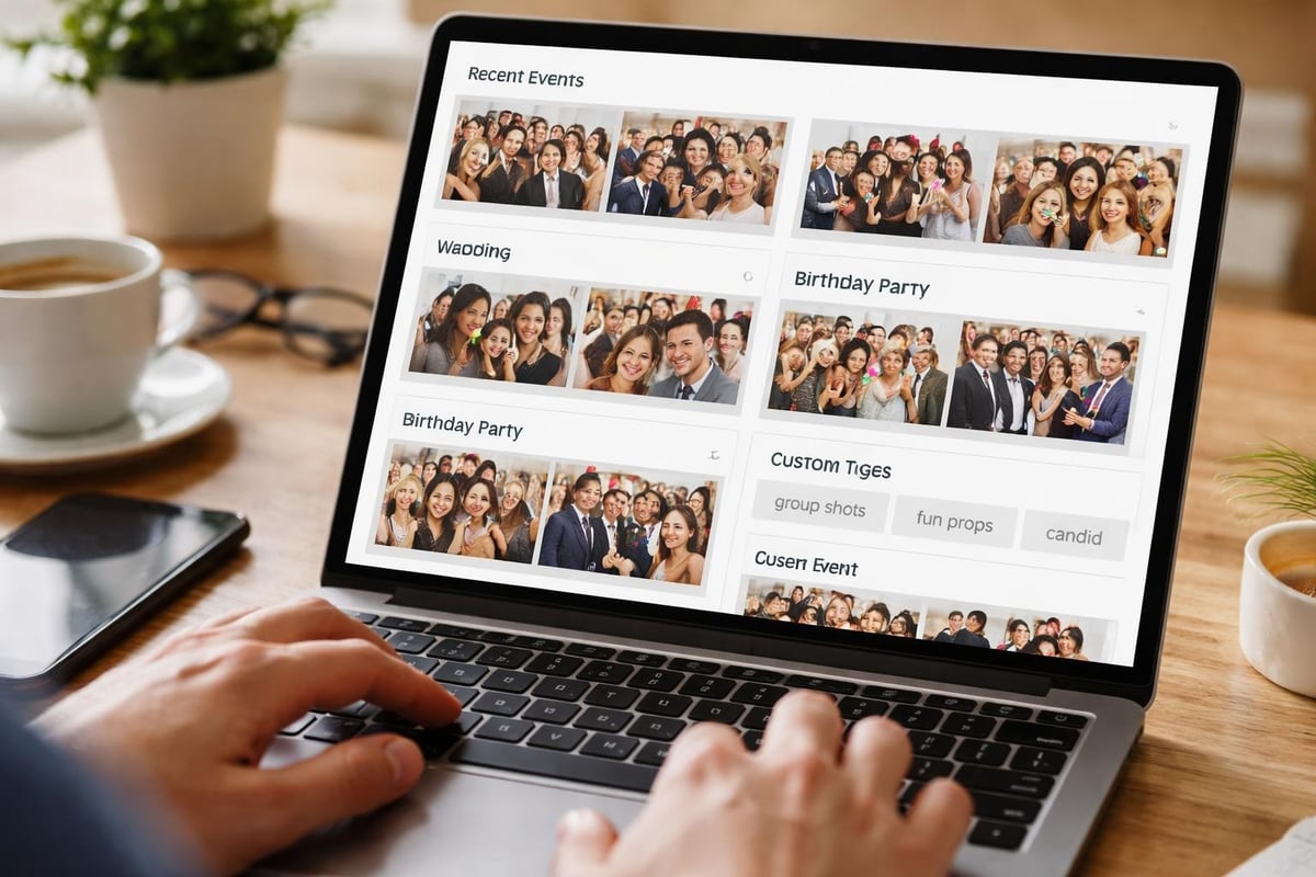 Photo gallery organization structure