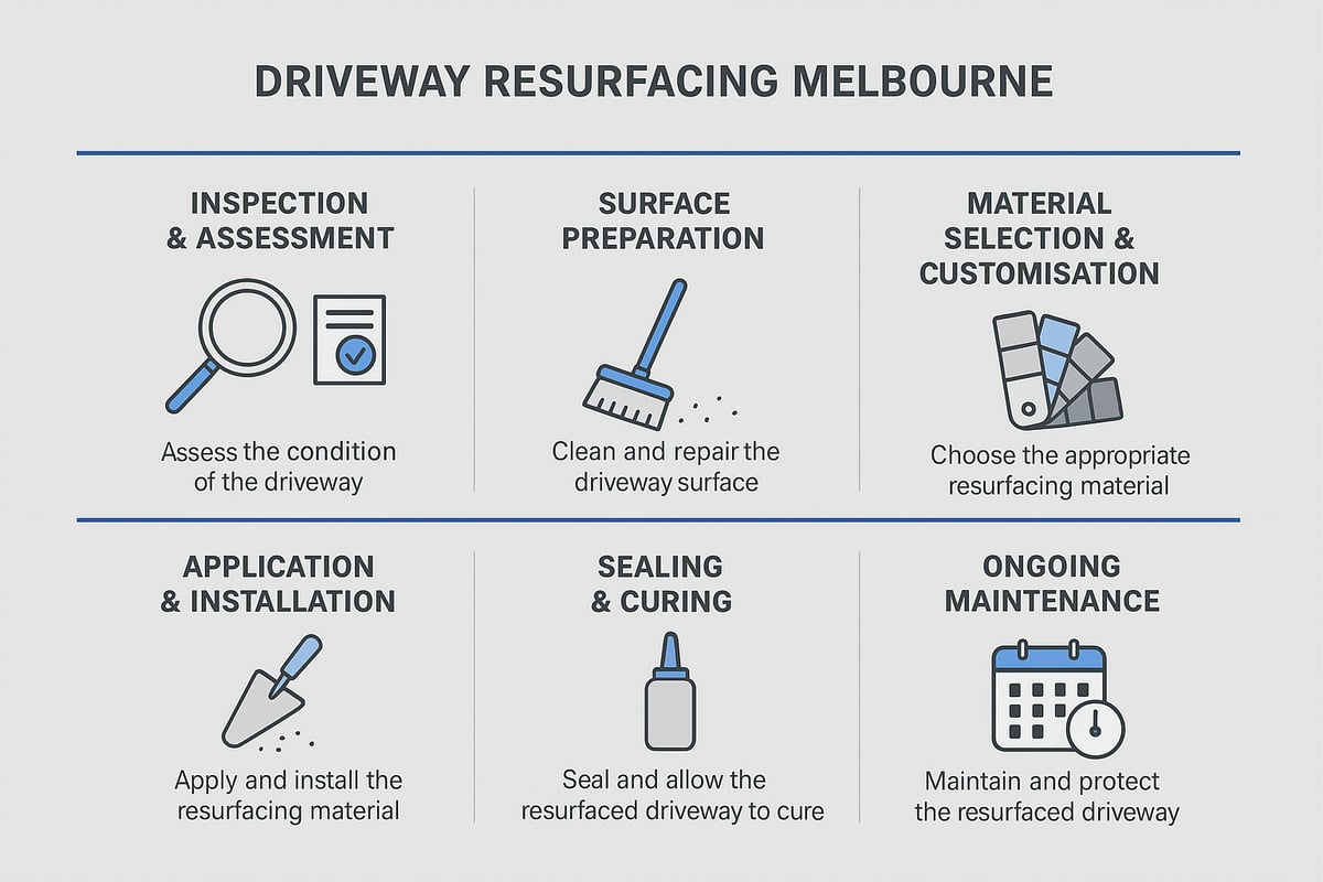 Step-by-Step Guide: The Driveway Resurfacing Process in Melbourne
