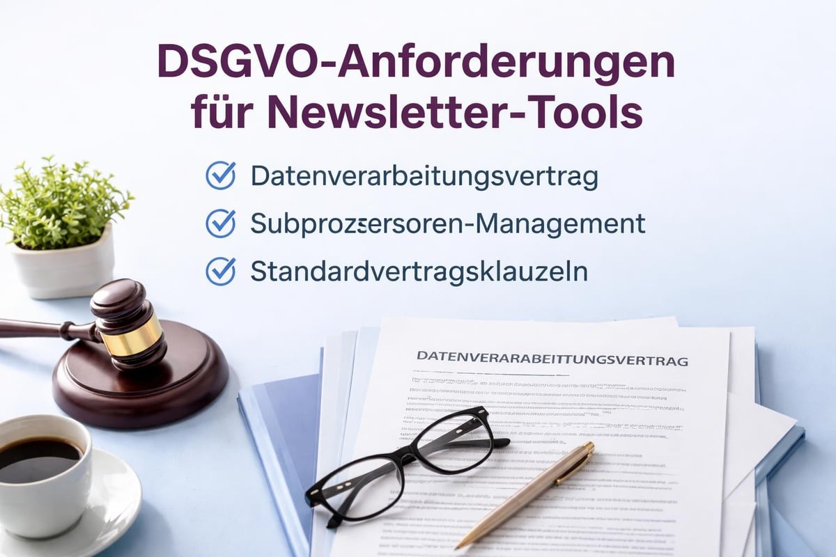 Newsletter tool data privacy framework