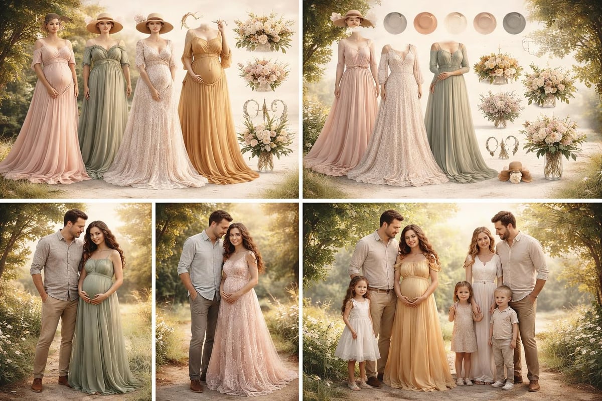 Maternity wardrobe planning