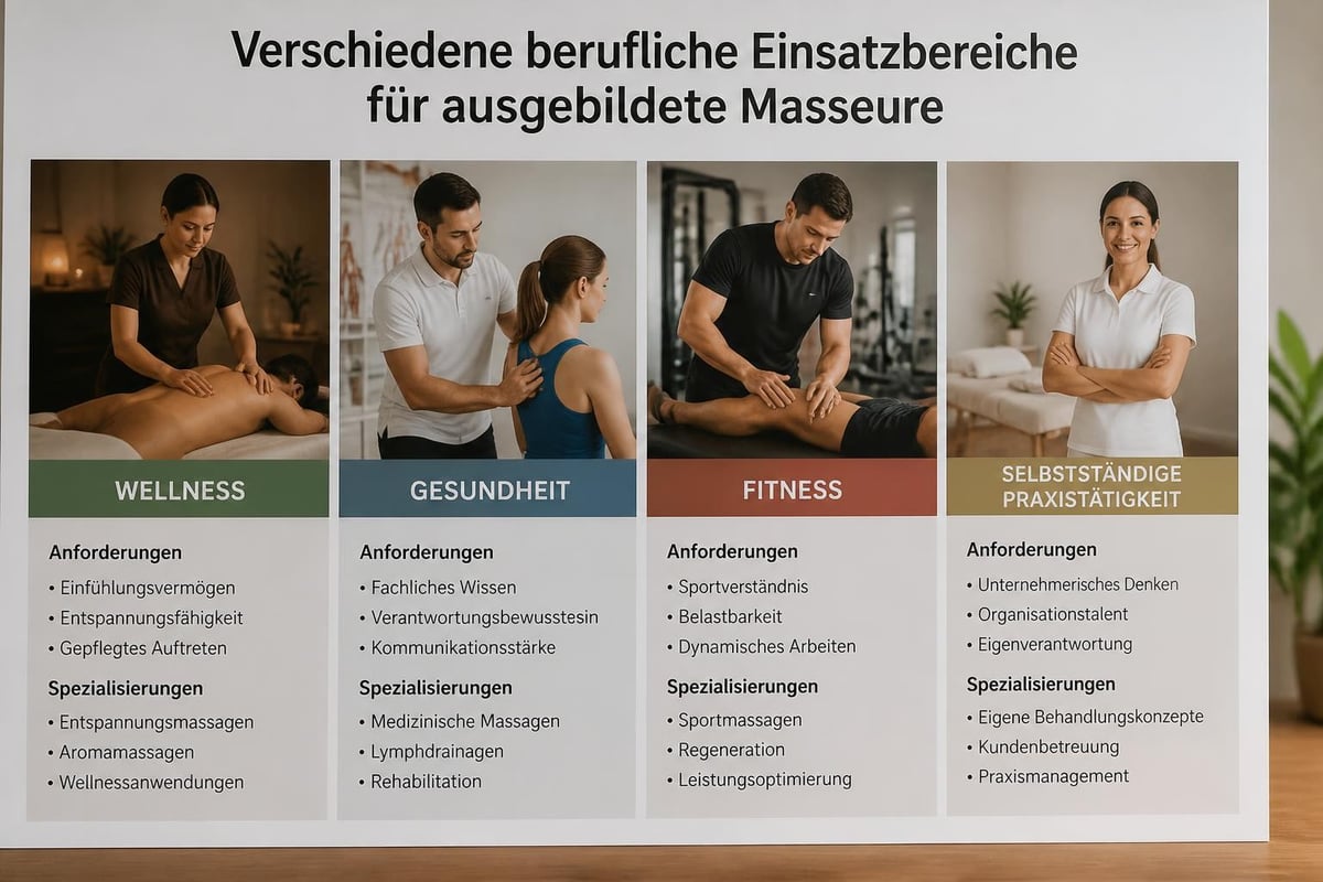 Tätigkeitsfelder Masseur