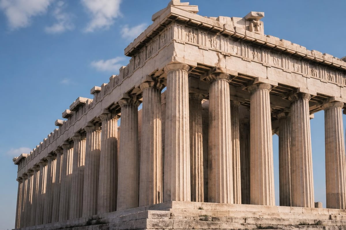 Ancient Greek architectural precision