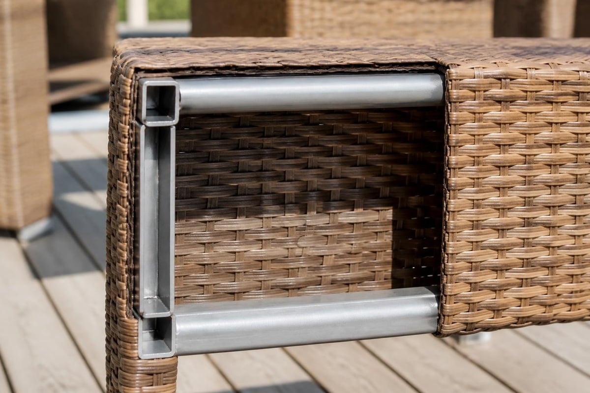 Synthetic rattan material composition