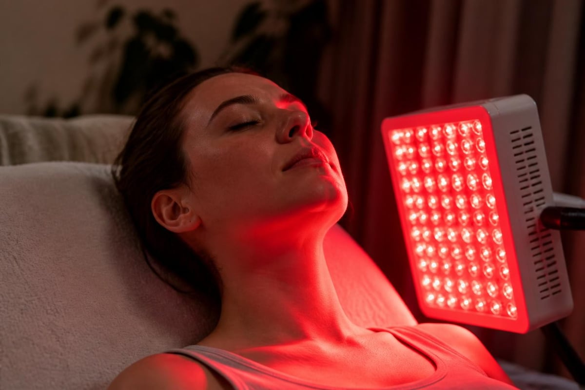 Red light wavelengths and skin penetration