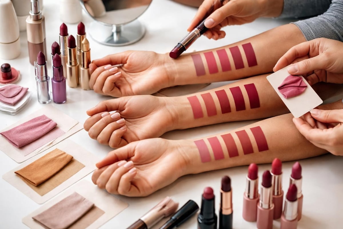 Berry lip color matching guide