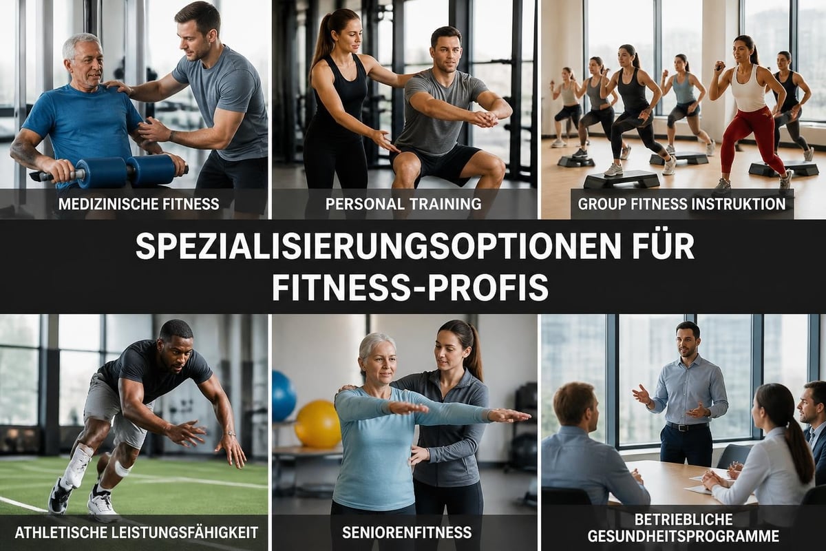 Spezialisierungsbereiche Fitnesstraining