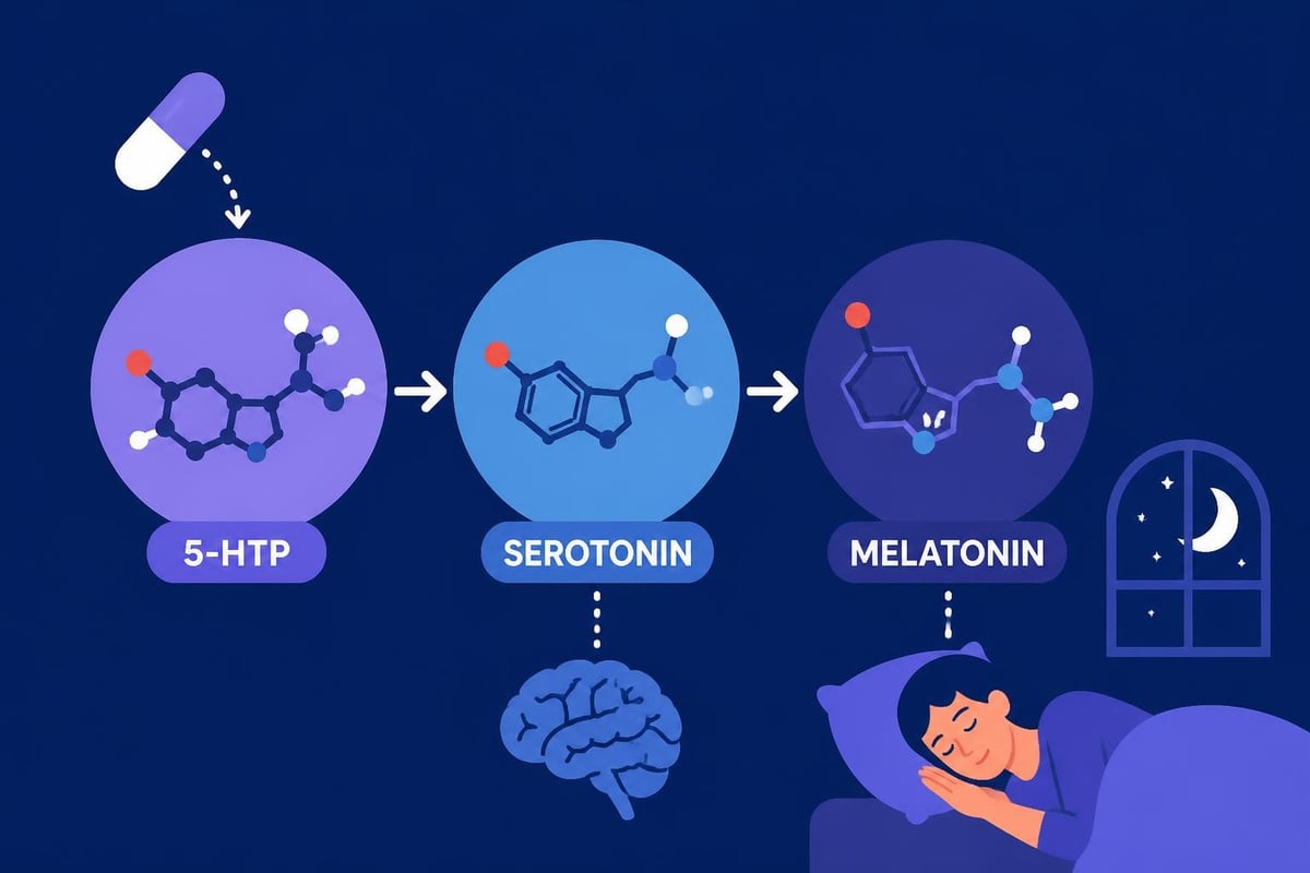 5-HTP to serotonin conversion pathway