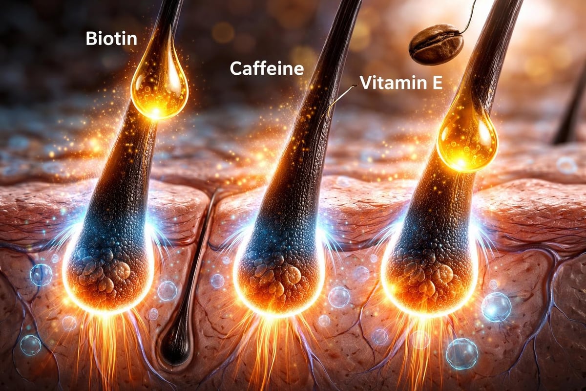 Ingredient mechanisms in beard growth