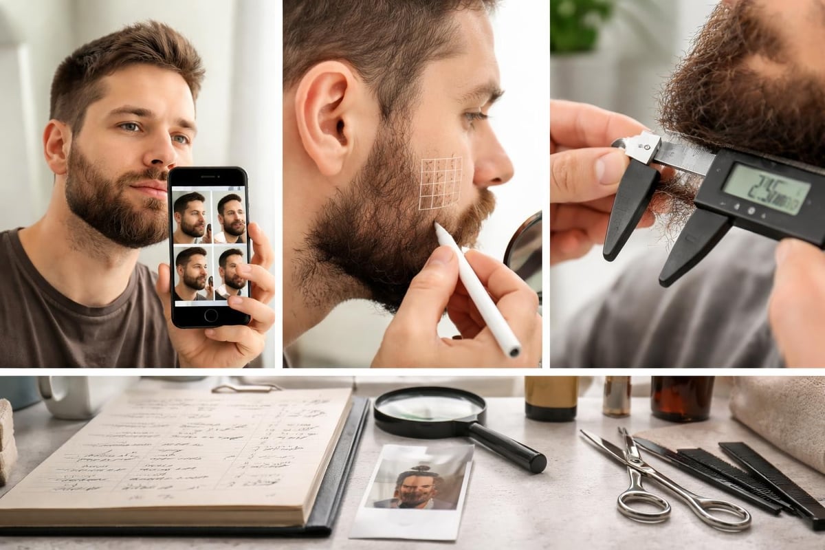 Beard growth measurement