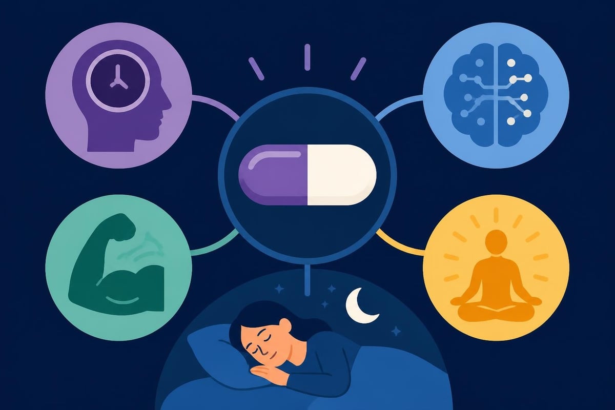 Sleep supplement combinations