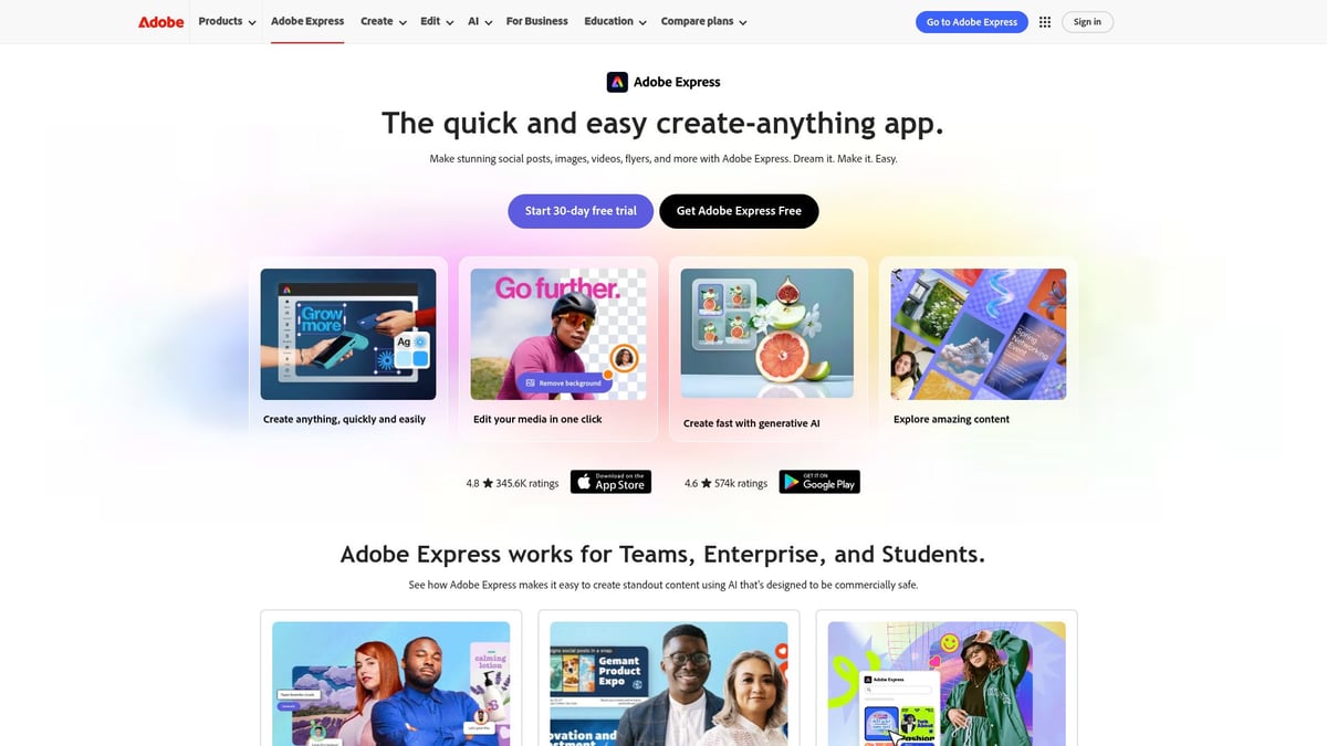 Top 7 Web Design App Picks for Creative Projects in 2026 - Adobe Express