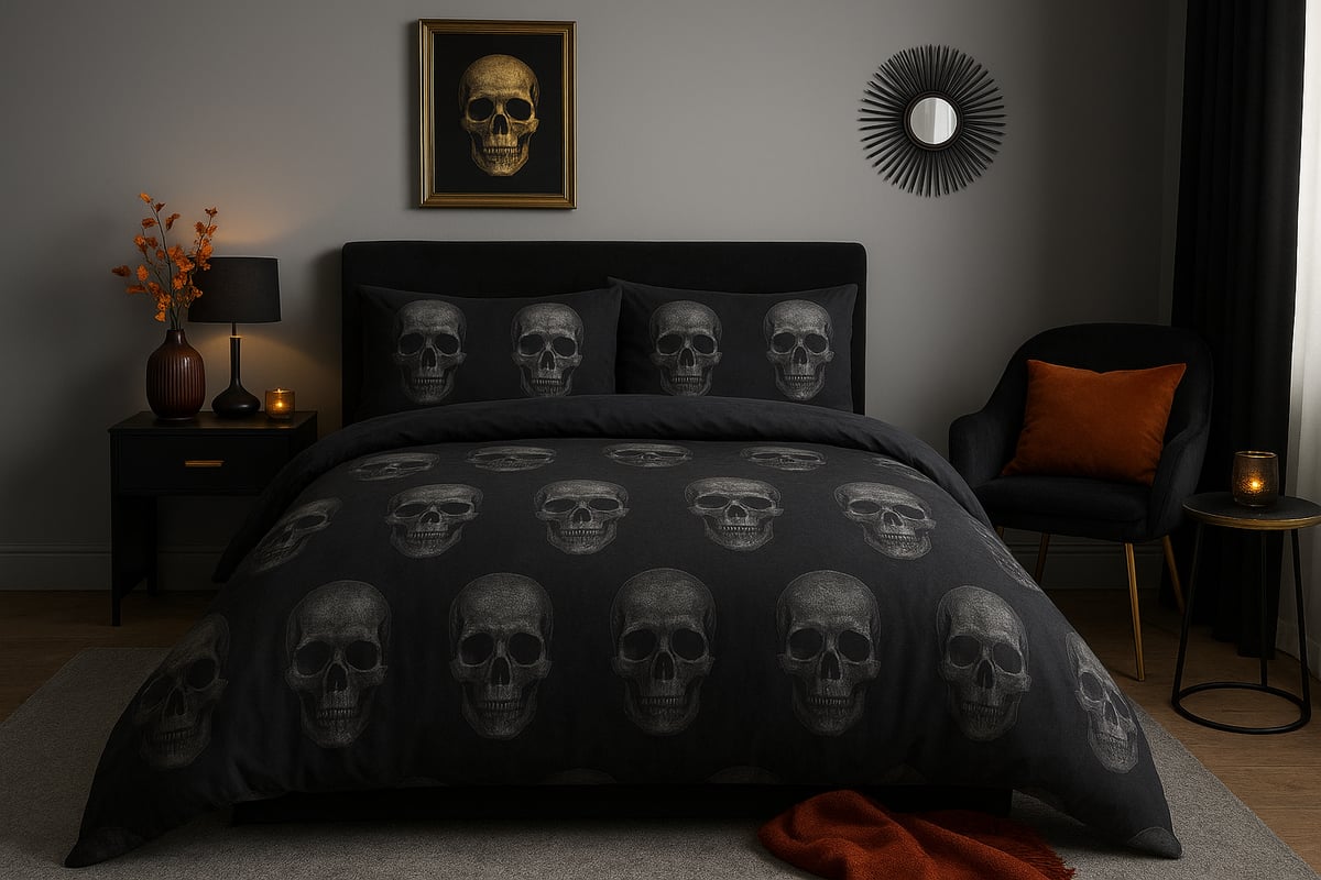 Why skulls duvet covers are trending in 2026