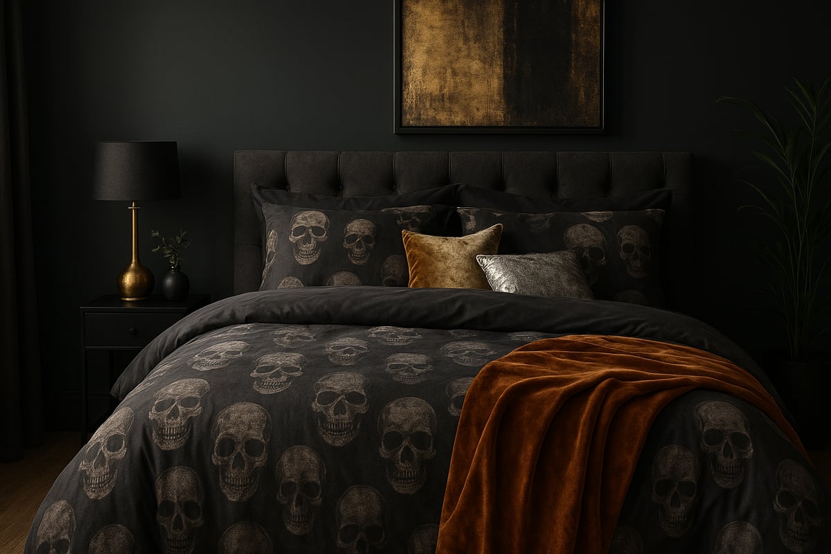 How to style a skulls duvet cover for any bedroom aesthetic