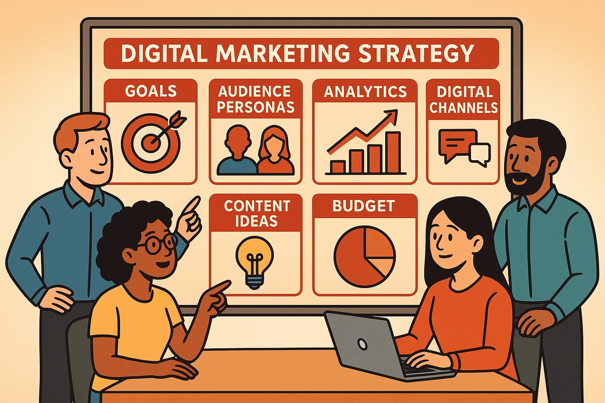 Learn About Digital Marketing: The Essential Guide 2026 4 Developing a Winning Digital Marketing Strategy: Step-by-Step Guide