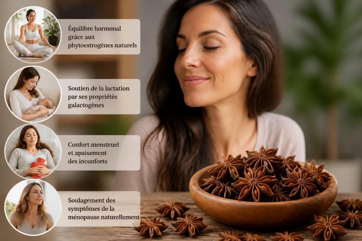 Utilisation anis étoilé femmes