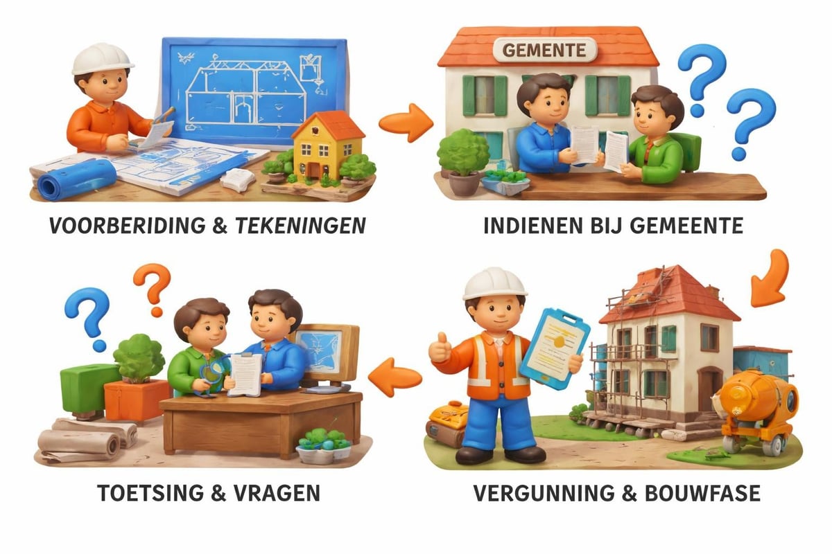 Omgevingsvergunning aanvraagproces