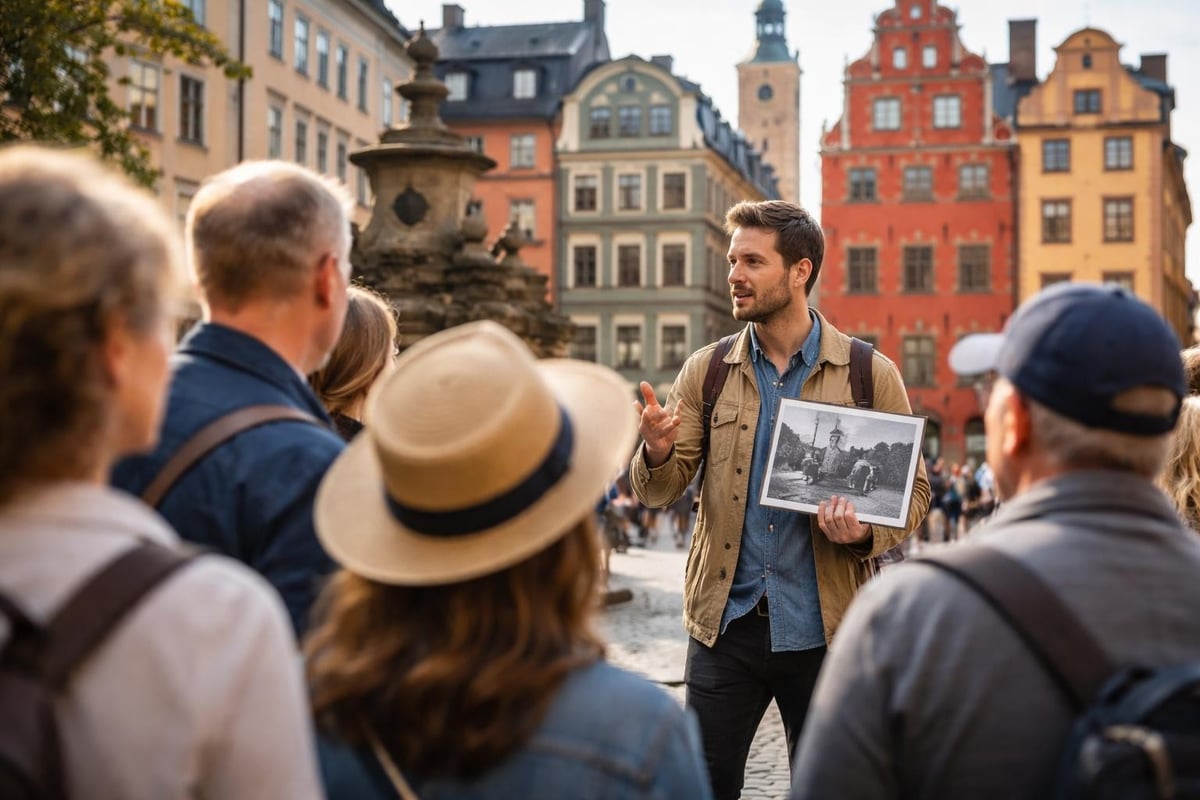 Walking tour narrative structure