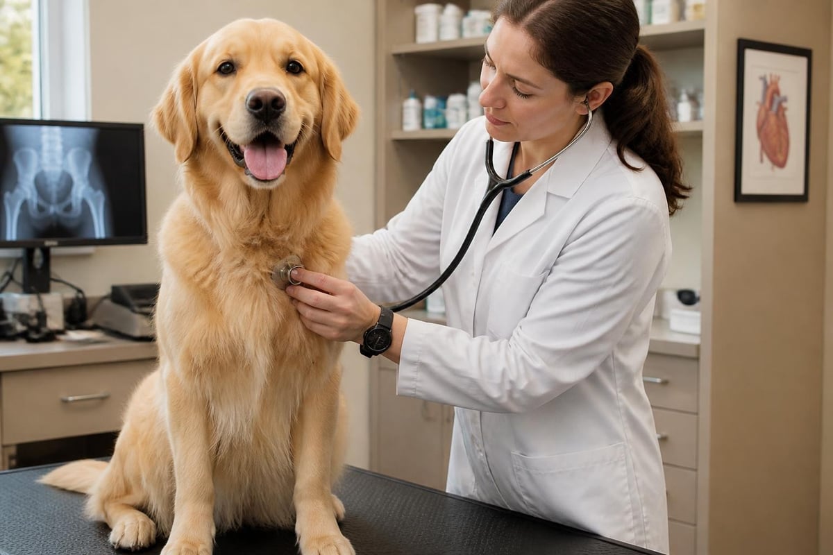 Golden Retriever health screening schedule