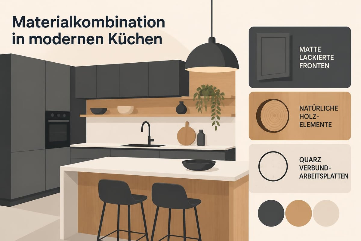 Materialmix moderne Küche